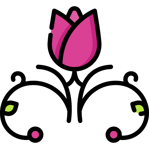 Diseño floral Special Lineal color icono