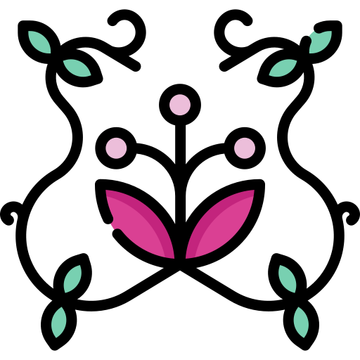Floral design Special Lineal color icon