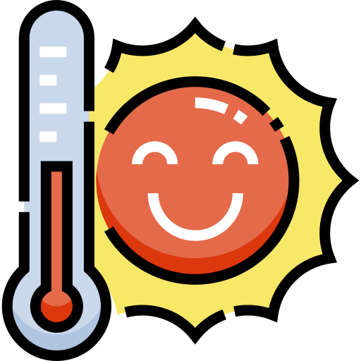 thermometer Detailed Straight Lineal color icon