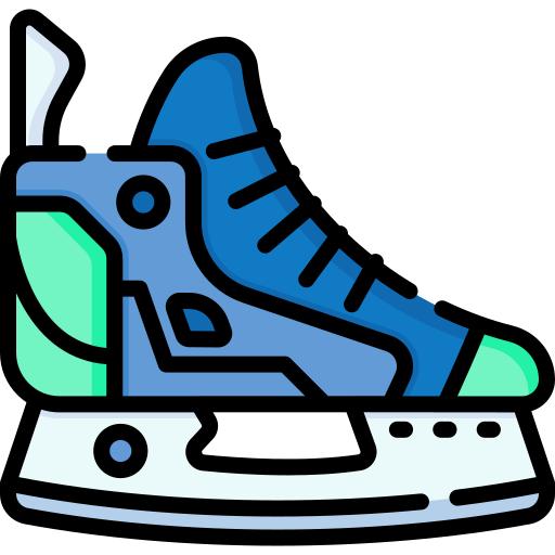 Ice skating shoes Special Lineal color icon