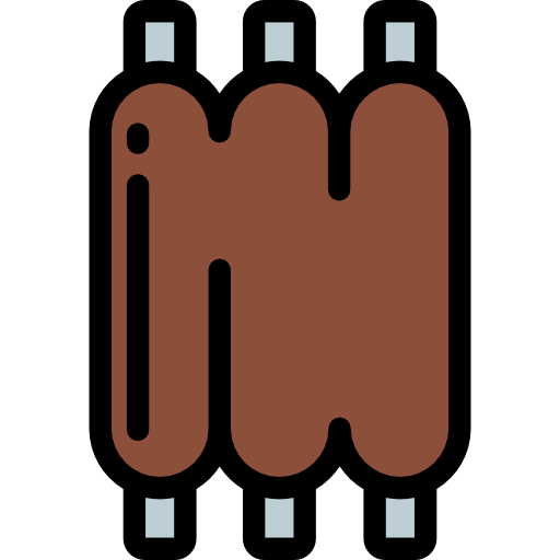 Ribs Detailed Rounded Lineal color icon