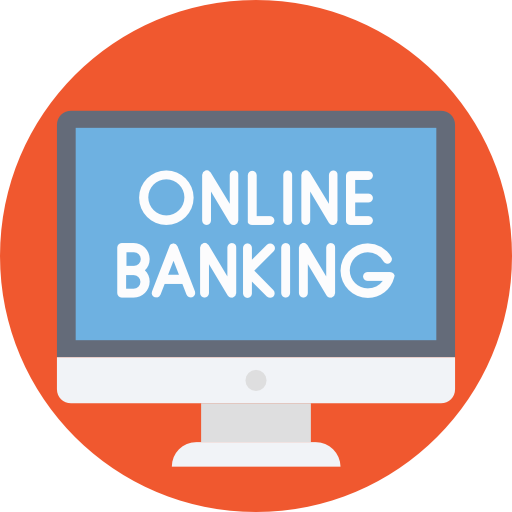 banca online Prosymbols Flat icona