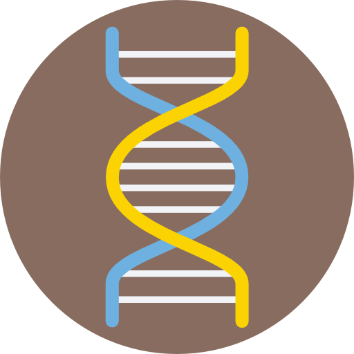 ДНК Prosymbols Flat иконка