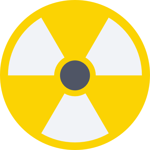 Радиация Prosymbols Flat иконка