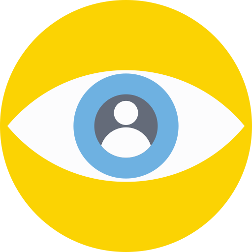 ojo Prosymbols Flat icono