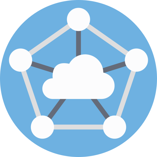 cloud computing Prosymbols Flat icon