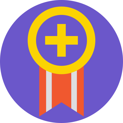 medalla Prosymbols Flat icono