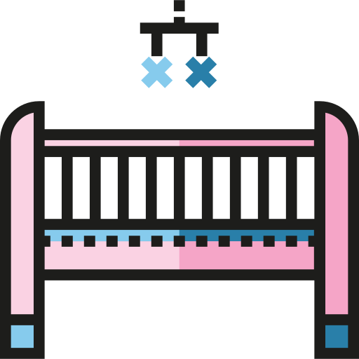 Cradle Detailed Straight Lineal color icon