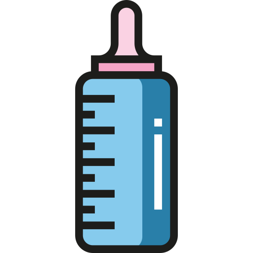哺乳瓶 Detailed Straight Lineal color icon