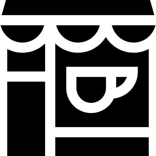 kawiarnia Basic Straight Filled ikona