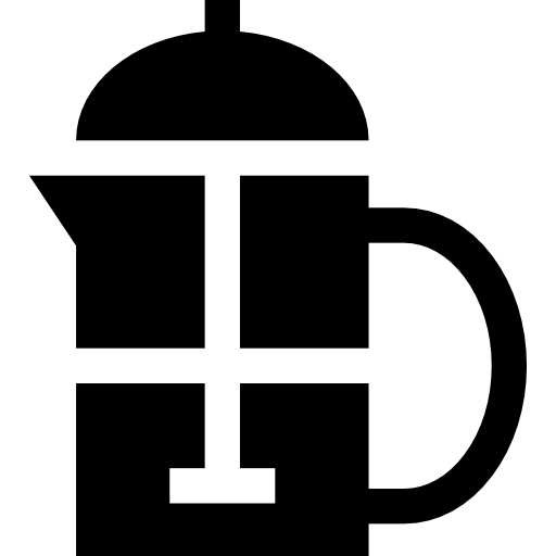 フレンチプレス Basic Straight Filled icon