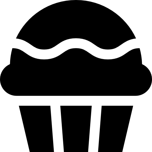 머핀 Basic Straight Filled icon