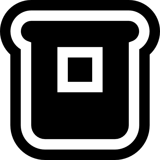 トースト Basic Straight Filled icon