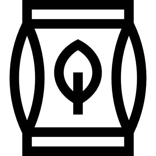 bustina di tè Basic Straight Lineal icona