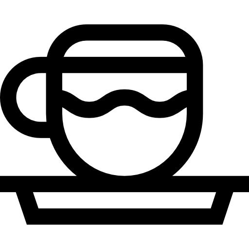 latté Basic Straight Lineal icono
