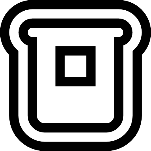 toast Basic Straight Lineal ikona