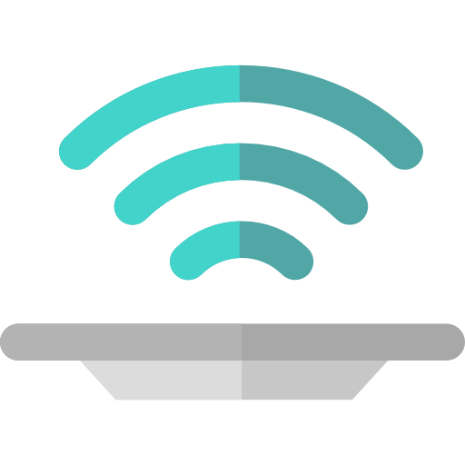 w-lan Basic Rounded Flat icon