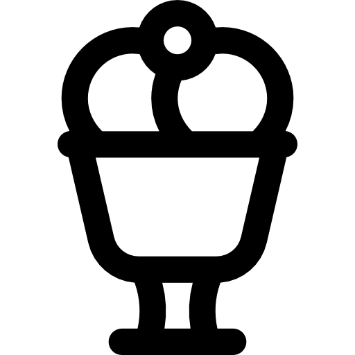 아이스크림 Basic Rounded Lineal icon