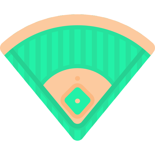 boisko do gry w baseballa Special Flat ikona