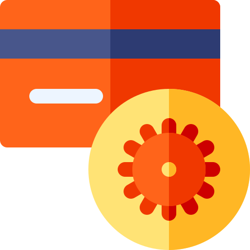 Tarjeta de crédito Basic Rounded Flat icono