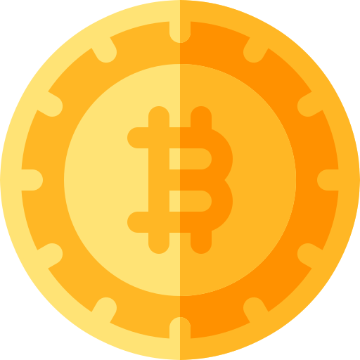 bitcoiny Basic Rounded Flat ikona
