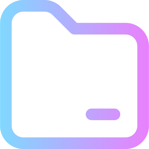 Folder Super Basic Rounded Gradient icon