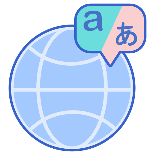 언어 Flaticons Lineal Color icon