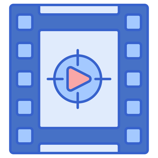 Movie Flaticons Lineal Color icon
