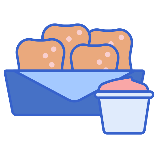 nuggets Flaticons Lineal Color Icône