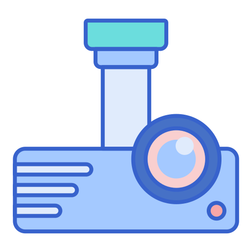 Projector Flaticons Lineal Color icon
