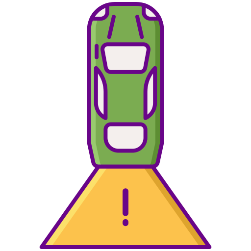 Car Flaticons Lineal Color icon