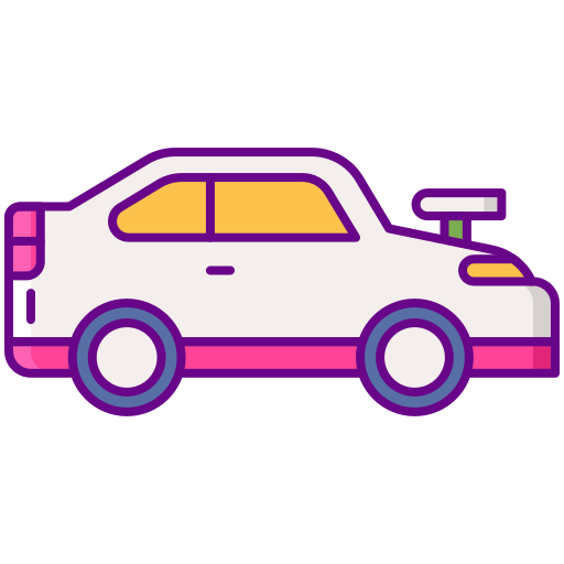 drag racing Flaticons Lineal Color icon