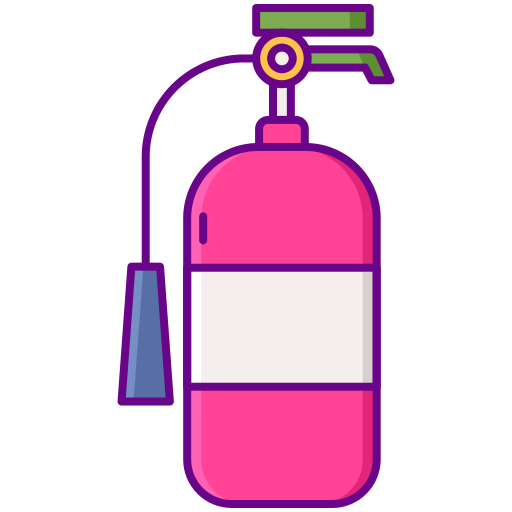 Fire extinguisher Flaticons Lineal Color icon