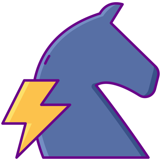 potenza del cavallo Flaticons Lineal Color icona