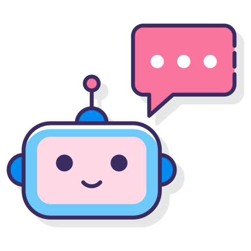 chatbot Flaticons Lineal Color icona