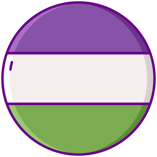 genderqueer Flaticons Lineal Color icona