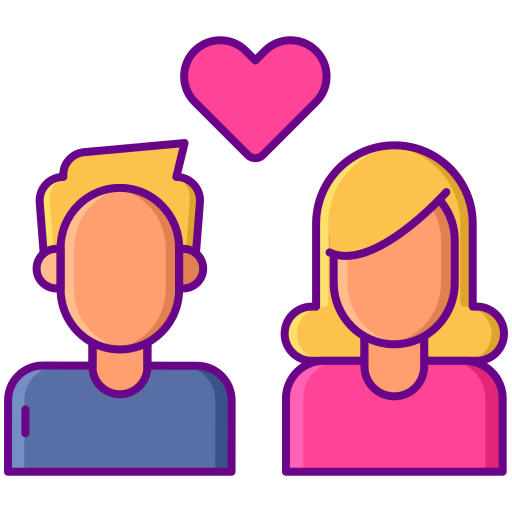Romantic Flaticons Lineal Color icon