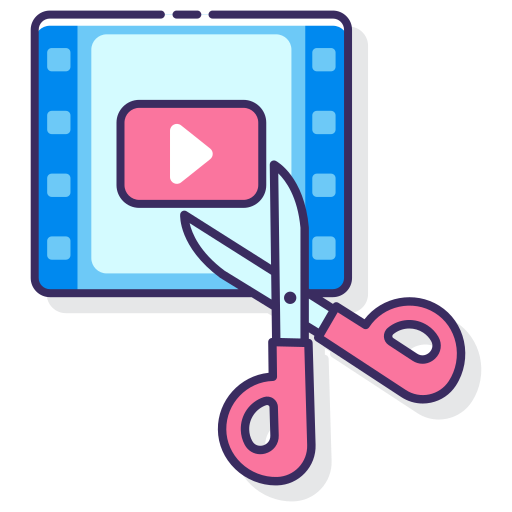 videobearbeitung Flaticons Lineal Color icon