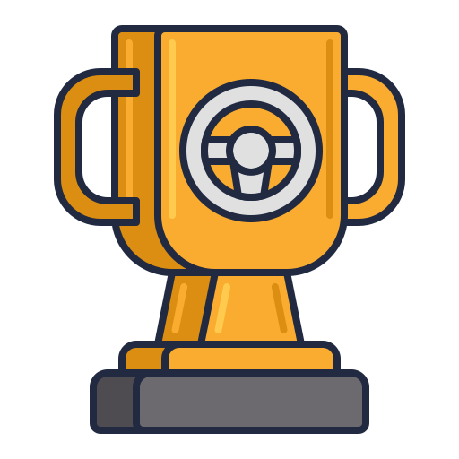 Trophy Flaticons Lineal Color icon