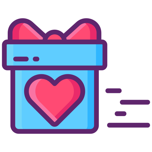 Gift Flaticons Lineal Color icon