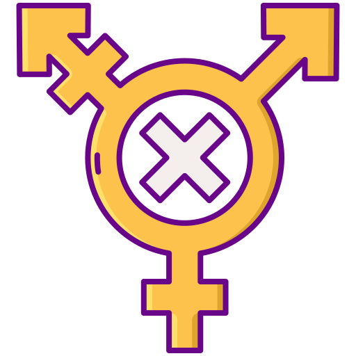 transfobia Flaticons Lineal Color icono
