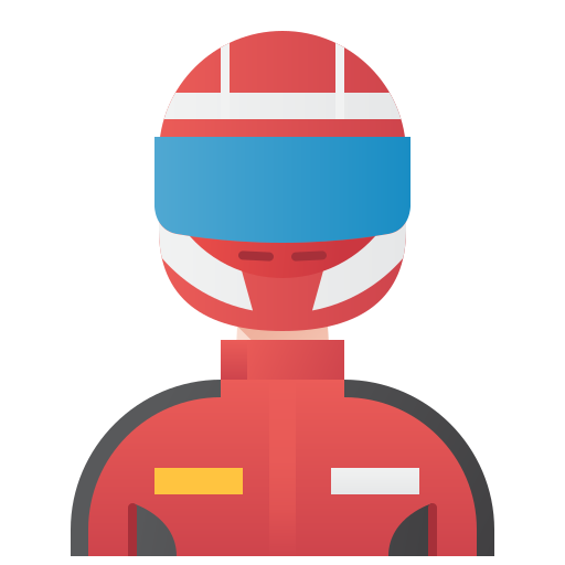 Racer Amethys Design Flat icon