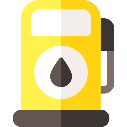 ガソリンポンプ Basic Rounded Flat icon