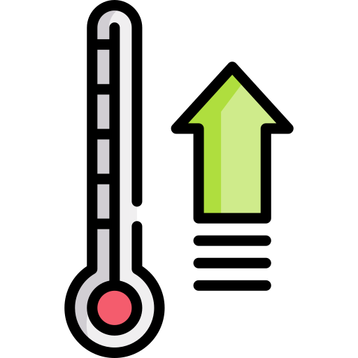 Temperatura Special Lineal color icono