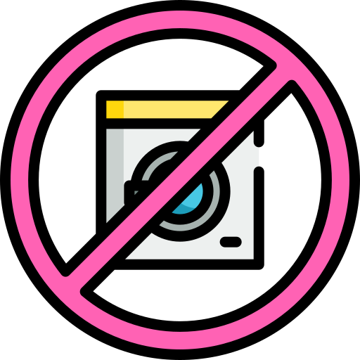 No lavar Special Lineal color icono