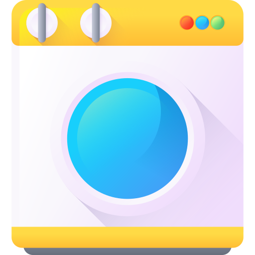 Washing machine 3D Color icon