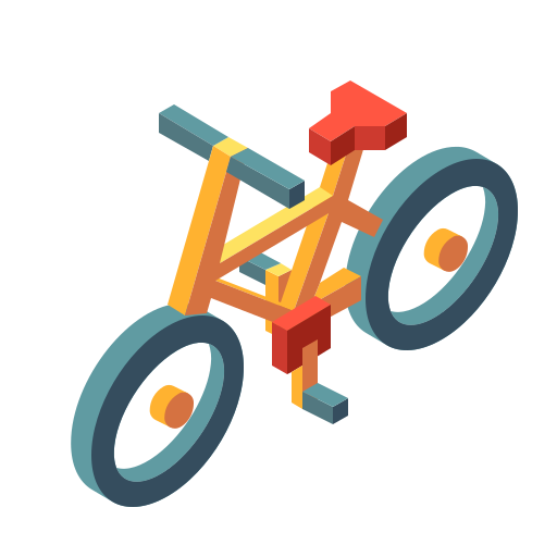 自転車 Chanut is Industries Isometric icon