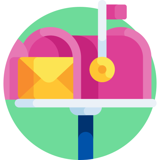 メールボックス Detailed Flat Circular Flat icon