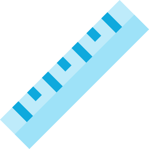 Линейка Basic Straight Flat иконка
