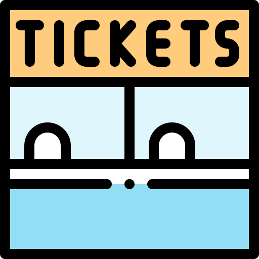 ticketkantoor Detailed Rounded Lineal color icoon